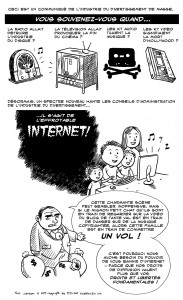 Message de l'industrie du diverstissement de masse